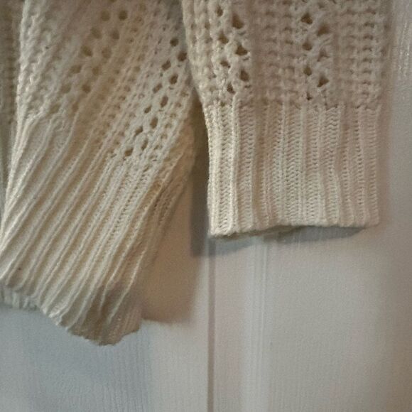 Arizona Jean Company Cream‎ Loose Knit Sweater XL Women’s - Picture 2 of 11